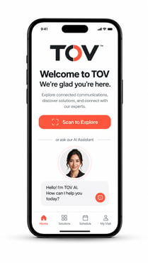 TOV wayble AI Booth app mockup